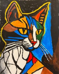 Rolando | Kat | Acrylverf op doek