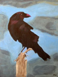 Kees van R. | The Bird | Acrylverf op doek