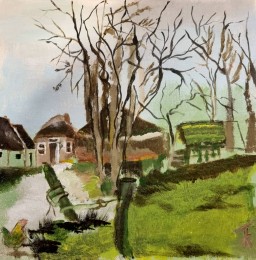 Frits | Boerderij | Acrylverf Op Doek