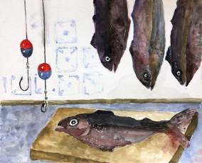 Marga | Harde Dobber | Aquarel