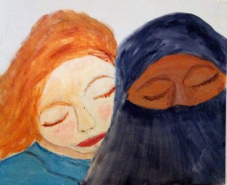 Marja | De samenleving | Acrylverf op doek