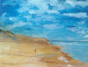 Marja | Strand | Acrylverf op doek