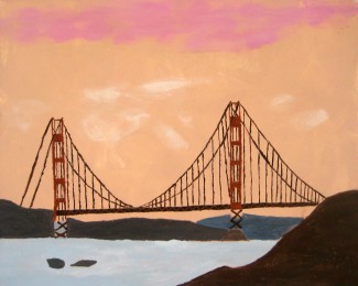 Michel | De Golden Gate Bridge | Acrylverf op doek