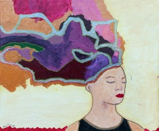 Mirjam | Warboel | Acrylverf op canvas