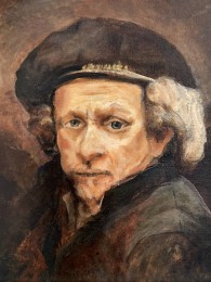 Karim | Naar Rembrandt | Acrylverf op doek