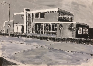 Nico | Christelijke lagere tuinbouwschool | Acrylverf op doek