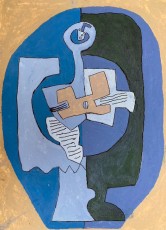 Piet | Geïnspireerd op een werk van Picasso | Acrylverf op papier