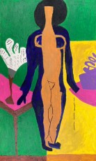 Piet | Geïnspireerd op een werk van Matisse | Acrylverf op papier