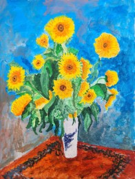 Rinus | Naar Monet | acrylverf op doek