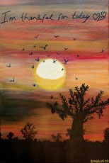 Sandra | Thankful | Acrylverf op doek