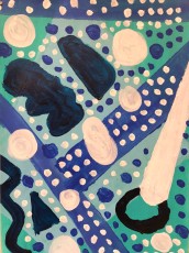 Ger | Weerbericht | Acrylverf op Papier