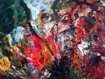 Wim | Bloemenzee | Acrylverf op doek