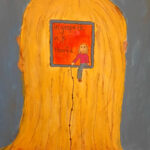 Kim | In Gesprek in Je Hoofd | Acrylverf op Papier