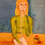 Kim | Zonder Titel | Acrylverf op Papier