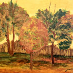 Janneke | Park | acrylverf op doek