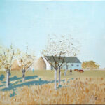 Hans | Bij de Boerderij | Acrylverf op doek