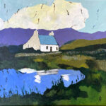 Aart | Huis Aan Het Meer | Acrylverf op doek