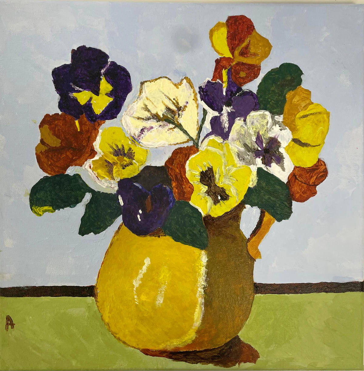 Aart-Pot violen-acrylverf-web