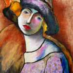 Alie | Dromerig | Olieverf op doek