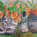 Anja | Schoenen | Acrylverf op doek