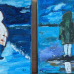 Annelies | Tweeluik Door Weer en Wind | acrylverf