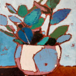 Ans | Pot met Bloemen | acryl op doek