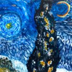 Astrid | van gogh | Acrylverf op papier