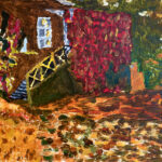 Astrid | naar Bakhtin | Acrylverf op papier