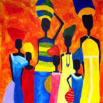 Bert | Zonder titel | Acrylverf op doek