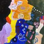 Bram | naar Gustav Klimt | Acrylverf op papier