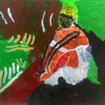 Bram | naar schilderij | Acrylverf op papier