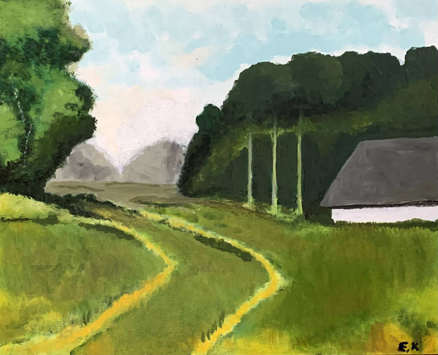Ed-landschap-acryl op doek-bew