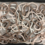 Ellert-Jan | Warboel | Wol en viltwol op doek