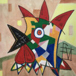 Gerard | Naar Karel Appel | Acrylverf op doek