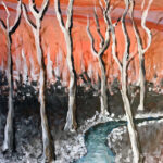 Hans | Bospad | Acrylverf op doek