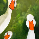 Hans | Eenden | Acrylverf op canvas