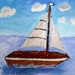 Hein | Voor de Wind | Acrylverf op doek