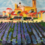 Henk S | Zuidelijk landschap | Acrylverf op doek