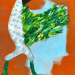 Bram | zonder titel | acryl op papier