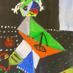 Bram | zonder titel | acryl op papier