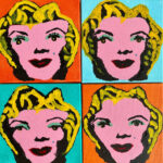 Bram | Marilyn Monroe (Naar Andy Warhol) | Acryl op Doek