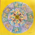Jenny | Hey Diddle Diddle Mandala | verfstiften op papier