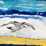 Antoinette | Meeuw | Acrylverf op doek