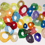 Inge | Cirkels in beweging | Aquarel op papier