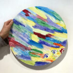 Inge | Dubbelportret II | Aquarel op canvasboard