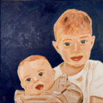 Irma | Oma's trots | Acrylverf op doek