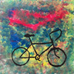 Jennifer | Fietser | Acrylverf op doek
