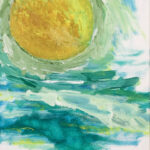 Konni | Zon in de Zee | Acrylverf op doek