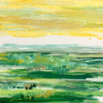 Konni | Voorjaarslandschap | Acrylverf op doek