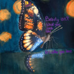 Linda | Beauty-isn't-what-you-look-like | Acrylverf op papier